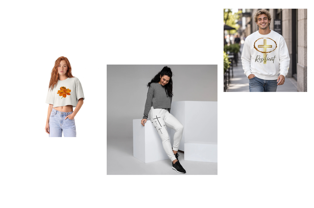 Hope Embroidered Ninth Cross Long Sleeve Tee